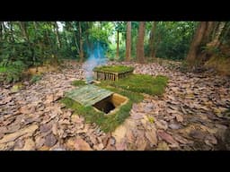 I Built The Most Secret Hidden Room Underground in the Jungle by ancient skills