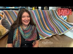 Sunday Live Crochet Talk: Join Us For A Waffle Blanket & Happy Shawl Make Along Launch!