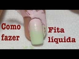 Minha receita da fita líquida para limpar borrado de esmaltes nas unhas