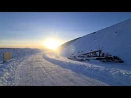 Lava heat keeps the lava dike hot in -3 C! One month after the eruption. 29.01.25 Iceland