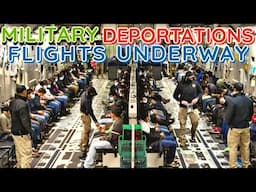 Military DEPORTATION FLIGHTS Underway & ICE Arrests Gang Leader