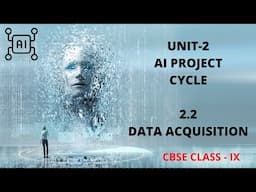 UNIT 2 AI PROJECT CYCLE SUB-UNIT  2.2 DATA ACQUISITION (system map- Loopy) CLASS 9 CBSE (AI-417)