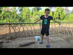 vegetable gardening, a gift from a mysterious person, making a chicken coop, the harshness of nature