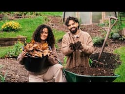 Garden Day With My Love 🧑🏽‍🌾👩🏽‍🌾 Making FREE Compost