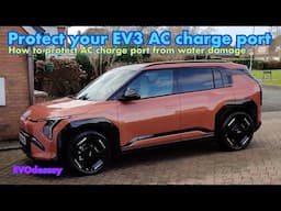 How to protect your Kia EV3 AC charge port from water potential water damage