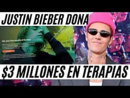 Justin Bieber Dona $3 Millones para Terapia