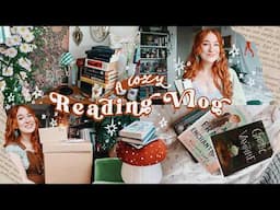 Cozy Summer Reading Vlog ˖𓍢ִ໋🌷͙֒✧💌˚.⋆🌿 bookish & home decor unboxing, journaling, nature walks 🐞