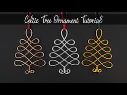 Celtic Christmas Tree Ornament Tutorial | Quick and Easy Holiday DIY Gifts and Stocking Stuffers