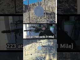 1-Mile Shot with a .223 AR-15 SPR – Unreal Precision on a 36” Gong!