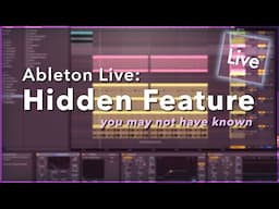 Ableton Live's HIDDEN feature I bet you didn't know about #shorts