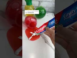 Add toothpaste to water?! #challenge 🦷🪥