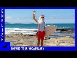 Surfer Santa | English Listening Lesson (Describing Photos)