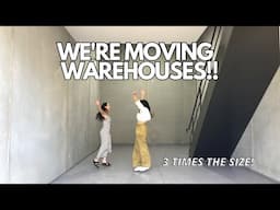 WE'RE MOVING INTO A WAREHOUSE!! | From 23sqm to 75sqm after 20 months from launching