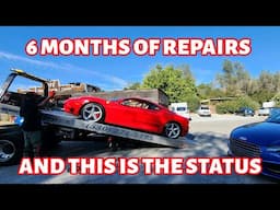 Major repairs update on the Ferrari 360 Modena