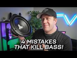 4 Subwoofer Mistakes that Destroy Bass! Sub System Planning Mistakes