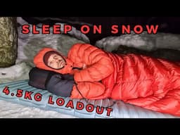 ULTRALIGHT SUB ZERO WINTER CAMP - ASMR Walk and Life Talk - Wild Camping UK