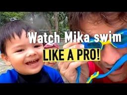 🐟 Mika learn to Swim! Episode 6 😊Teach swimming to your children with SwimtoFly ☀️