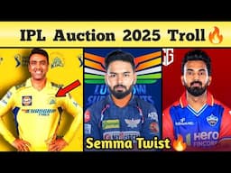 IPL 2025 Auction Day 1 Meme Review Tamil | Ashwin 9.75Cr in CSK🔥Pant 27Cr in PBKS🔥Boult 12.5Cr MI🔥