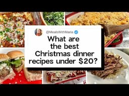 Cheap Christmas Dinner Recipes | Holiday Dinner on a Budget (Under $20!)