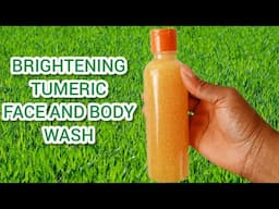 Tumeric Face and Body Wash for clear and beautiful Skin