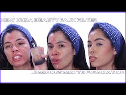 NEW HUDA BEAUTY FAUXFILTER LUMINIOUS MATTE FOUNDATION REVIEW | ROCIO CEJA