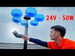 I Generate My Own Electricity For Daily Lighting From A Mini Wind Turbine. Endless Free Energy!