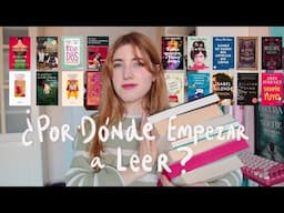 20 LIBROS PARA EMPEZAR A LEER 📚 Libros recomendados para lectores novatos