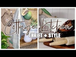 Winter Thrift Shopping + Haul & Decorating Ideas || Modern Cottage Kitchen || Robin Lane Lowe