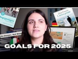 My 2025 language learning goals