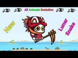 New Lunar Snake Reaper And All Animals Evolution (EvoWorld.io)