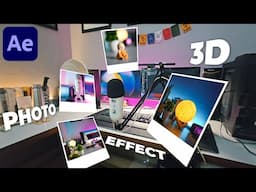 3D Photo Camera Effect in After Effects - After Effects Tutorial | Floating Effect - No Plugins