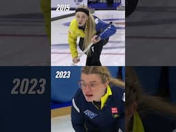 Isabella Wranaa then and now #curling #sports #olympics #wintersports