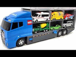 13 Type Cars Tomica | Tomica opened and stored in the Okataduke convoy!