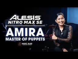 Nur Amira Shreds Master Of Puppets on Alesis Nitro Max SE | Drum Performance |