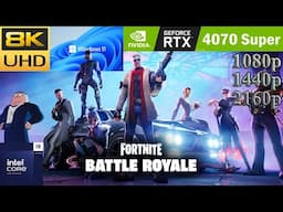 Fortnite: Chapter 5 | RTX 4070 Super | 1080p 1440p 4K | Performance Mode | PC Gameplay High Graphics