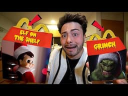 DO NOT ORDER ELF ON THE SHELF AND GRINCH HAPPY MEALS AT 3 AM!! (GROSS)