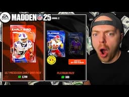 I PULLED THE BEST WIDE RECEIVER IN EPISODE 1 NO MONEY SPENT! (MADDEN 25 ULTIMATE TEAM)