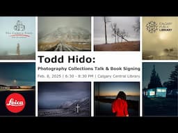 World Renowned Photographer Todd Hido Coming to Calgary February 8th!