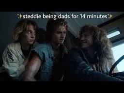 steve and eddie being dustin’s dads for 14 minutes