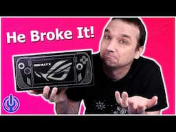 He Tried to Fix His ROG Ally X But Made it Worse! Let's Fix It!