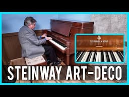 Steinway Art-Deco Professional Upright Piano