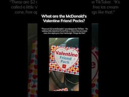 McDonald's Valentine's Pack has you covered on cute V-day gifts. ❤️ #mcdonalds #valentinesday