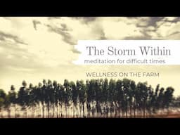 The Storm Within: Meditation for difficult times. Beginner friendly. Anxiety, stress, anger, worry