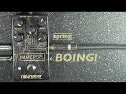 Neunaber Immerse Reverberator Review Demo - BestGuitarEffects.com