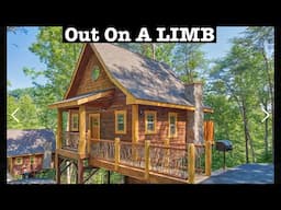 Out On A LIMB tiny home tree house cabin rental in The Smoky Mountains Gatlinburg , Tn