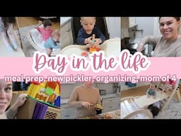 MOM OF 4 DITL - LUNCH & DINNER IDEAS, NEW PICKLER, CLEANING & GETTING ORGANIZED