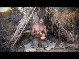 No Tools, No Shoes - Primitive Survival Shelter - new beginnings part 1