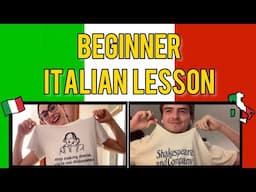 Beginner Italian lesson with Harry! 🇮🇹 Italiano A1