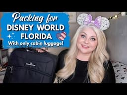 PACK WITH ME FOR WALT DISNEY WORLD FLORIDA 🇺🇸 Hand Luggage only for 1 week in Orlando!