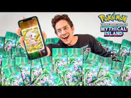 Opening 200x Pokémon Mythical Island Booster Packs